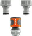 Produktbild: Gardena Anschlussset Gartenschlauch 2x 18201 / 1x 18215