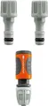 Produktbild: Gardena 18286-20 Anschluss-Satz Wasserhahnanschluss Set 13 15 mm Schlauch Garten