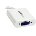 Produktbild: StarTech Mdp To VGA Adapter - White (Mini DP, VGA, 18 cm) (MDP2VGAW)