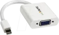 Produktbild: ST MDP2VGAW - DisplayPort Adapter, Mini DP Stecker auf VGA Buchse