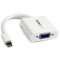 Produktbild: Adapter Mini DisplayPort an VGA Startech MDP2VGAW Weiß Schwarz 0,12 m