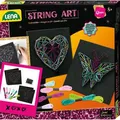 Produktbild: Lena Bastelset 42650 String Art, Schmetterling und Herz, ab 8 Jahre