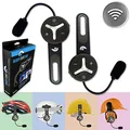Produktbild: BuddyChat Duo (2er Set) Bluetooth® Headset Fahrrad Sport Ski Arbeit Intercom Helm Headset, Freisprechanlage Funkgerät, Gegensprechanlage, DSP-Geräuschunterdrückung, Reichweite bis 1000m