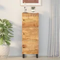 Produktbild: Highboard mit 3 Türen 40x33x110 cm Massivholz Mango & Eisen