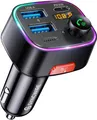 Produktbild: Bluetooth 5.3 FM-Transmitter-Autoladegerät 48W (PD 36W&12W) dualer
