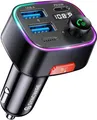 Produktbild: Bluetooth FM Transmitter Auto Adapter HiFi Bass Freisprecheinrichtung 48W