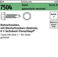 Produktbild: 100er PACK(Stk)  007504001040063080 Bohrschraube DIN 7504 m.6-kant-Flanschkopf K
