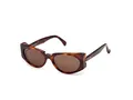 Produktbild: MaxMara MM0160 52E  havana 54/16/140 Damen Sonnenbrillen
