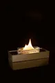 Produktbild: Tenderflame TE180, Kaminofeneinsatz aus Edelstahl, 1.100 ml Tank, ca. 3 Stunden Brenndauer, Geruchslos, Schwarz