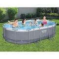 Produktbild: Bestway Power Stahlrahmen-Pool Set 488x305x107 cm