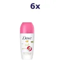 Produktbild: 6x Dove Deodorant Roll-on - Go Fresh Granaatappel 50 ml