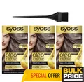 Produktbild: Syoss Oleo Intense 7-56 Ashy Medium Blond Ammoniak Free Hair Color Bulk 3er Pack