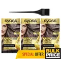 Produktbild: Syoss Oleo 7-56 Ashy Medium Blond Intense Elegant Cool-Toned Haarfarbe 3er Pack