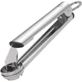 Produktbild: Dr. Oetker Pflaumenentkerner PROFI, Pflaumenentsteiner aus Edelstahl, Pflaumenkernentferner mit Verschlussmechanismus (Farbe: Silber)