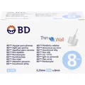 Produktbild: BD Thin Wall Pen-Nadeln 0,25 31 Gx8 mm 100 St