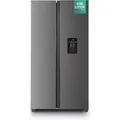Produktbild: Heinrich ́s Side-by-Side Kühlschrank, Kühlgefrierkombination mit 439L Mega Gesamtvolumen, NOFROST, 151L Gefriervolumen, inkl. Wasserspender Inox/... - Silber