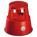 Produktbild: WEDO Rollhocker, aus Kunststoff, rot - RAL 3000 aus wiederverwertbarem Kunststoff, 3 auf Federn gelagerte (212 202)
