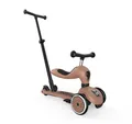 Produktbild: Scoot & Ride Highwaykick 1 Push and Go Kickboard mit Sitz Kinderroller Scooter 2in1 Laufrad mit Lenkstange ab 1 2 Jahren mitwachsend Höhenverstellbar werkzeuglos (Mocha)