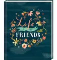 Produktbild: Coppenrath Poesiealbum Freundebuch - Handlettering - Life is better with friends