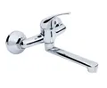Produktbild: Hydroland Spültischarmatur Nano Küchenarmatur, kurzer Schwenkauslauf ca. 160mm, Wandmontage Chrom B632