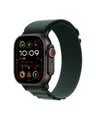 Produktbild: Apple Watch Ultra 2 GPS+ Cellular 49mm Black Titanium Case with Dark Green Alpine Loop (MX4R3FD/A)