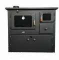 Produktbild: Holzofen Kamin 2 Gusseisen Top Prity 2P41 Rauchrohr Links 15,2 kw