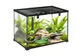 Produktbild: PawHut Terrarium mit Thermometer, Metall Schwarz 50 x 30 x 35 cm
