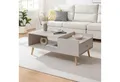 Produktbild: en.casa Couchtisch, »Hallevil« mit Schublade 106 x 59 x 44 cm Hellgrau