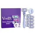 Produktbild: Gillette Venus Deluxe Smooth Swirl Systemklingen + Handstück Ersatzklingen 9er