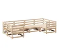 Produktbild: vidaXL Gartenlounge-Set 6-tlg. Garten-Sofagarnitur Massivholz Kiefer..., (1-tlg)