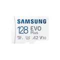 Produktbild: Samsung EVO Plus microSD-Speicherkarte (2024) (inkl. SD Adapter) - 128 GB