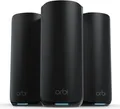 Produktbild: Netgear ORBI8 TB WIFI7 3P BLK BNDL RBE873 (RBE873B-100EUS)