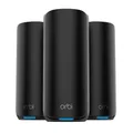Produktbild: NETGEAR Orbi Serie 870 | Mesh WiFi-7 System | RBE873B | Mesh WiFi 7 Router und 2 Satelliten | Bis zu 21 Gbit/s | Abdeckung 600 m² | 150 Geräte | 10-GB-Internetport | Tri-Band BE21000 | 3 Pack Schwarz