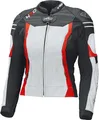 Produktbild: Held Street 3.0 Damen Motorrad Lederjacke, weiß/rot, 40
