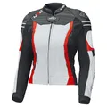 Produktbild: Held Street 3.0 Motorrad Damen Lederjacke weiß/rot 40