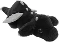 Produktbild: SNUKIS Plüschdrache schwarz 50cm Kuscheltier Glitzer Drache Plüsch
