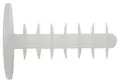 Produktbild: Gerüststopfen Bohrlochstopfen Dübelstopfen mit Ringlamellen Weiß 14 x 28 x 40 mm - 40 Stück