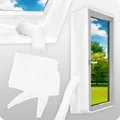 Produktbild: Fensterabdichtung für mobile Klimageräte HANTECH HT-800 Klimaanlage