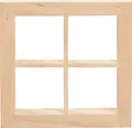 Produktbild: HobbyFun Dekofigur Miniatur Fenster quadratisch breite Tiefe, 7 cm x 7 cm