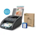 Produktbild: Safescan Geldscheinprüfer 155-S Komplett-Set, Prüfgerät, aufladbarer Akku und Banknotenstapler