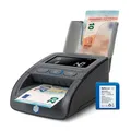 Produktbild: Safescan 155-S Complete autom. Geldscheinprüfer zur schnellen Überprüfung von Geldscheinen - Falschgeldprüfgerät mit 7-facher Echtheitsprüfung - 100% genaues Prüfgerät inkl. Akku & Banknotenstapler
