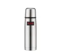 Produktbild: THERMOS LIGHT & COMPACT BEVERAGE BOTTLE 0,50l, stainless steel mat, Thermosflasche Edelstahl, Isolierflasche silber mit Trinkbecher, 12 h heiß / 24 h kalt, spülmaschinenfest, absolut dicht