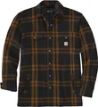 Produktbild: Carhartt Relaxed Fit Flannel Sherpa-Lined Shirt , Farbe:schwarz/carharttbraun, Größe:XXL
