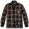 Produktbild: Carhartt RELAXED FIT FLANNEL SHERPA-LINED SHIRT JACKED BLACK | Größe: 2XL - Grau