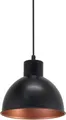 Produktbild: EGLO Pendelleuchte TRURO 1 Hängelampe, Esstischlampe, Stahl, schwarz, kupfer, E27, ohne Leuchtmittel, Wohnzimmerlampe, 1 flammig, Vintage, Industrial, Retro, 110x21cm