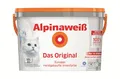 Produktbild: Alpinaweiß Das Original – optimal deckende und ergiebige weiße Wandfarbe – mit Spritz-Schutz-Formel – 10 Liter
