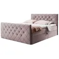 Produktbild: AN-Moebel 4u Boxbett, Altrosa, Textil, H3, Rechteckig, 120x200 cm, Schlafzimmer, Betten, Boxspringbetten