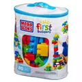 Produktbild: 65541083271 Mega Bloks. CYP72 First Builders. Klocki w niebieskiej torbie, 80 el