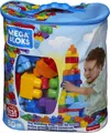 Produktbild: 065541083271 Mega Bloks  Klasyczna niebieska - torba 80 klocków MATTEL