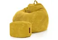 Produktbild: Green Bean Sitzsack Scoop + Pouf Cord, Indoor Sitzkissen mit Sitzhocker, Relax Sessel